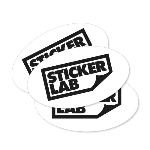 Oval stickers