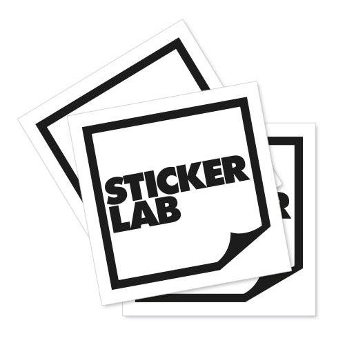 Square stickers
